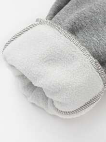 Balabala Kids Fleece Casual Pants Toddler Winter 2025 Warm - Medium Gray - View 6