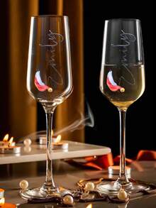 Custom Stickers, Balloons, Lunchboxes, Champagne Flutes, Bridesmaid, Bride, Maid Of Honour, Mother Of The Bride, Decal Sticker Only,Custom Personalised Vinyl Name Labels, For Wine Glasses, Champagne Flutes, Wedding Decor, Bridesmaid Names - Multicolor (Christmas) - View 4
