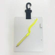 Large Flat Underwater Writing Board, Handwriting Notebook, Underwater Recording Board For Scuba Diving, Freediving, Underwater Communication - Yellow - View 8