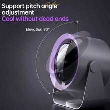 S400 Turbo Fan 100 Speed High-Speed Small Desktop Fan USB Digital Display Wall Mounted Electric Air Circulation Fan - Dark Grey - View 9
