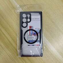 Hadaasi 黑色奢华360°全方位磁吸亚克力保护壳，内置屏幕保护膜，亲肤材质，防刮擦，兼容三星Galaxy S26 Ultra/S26 Plus/S26/M36/S25 FE/S25 Ultra/S25 Plus、A57/A37/A17/A07/A56/A55、苹果17e/17 Pro/17 Pro Max、17、16e、Reno14 Pro、荣耀400/400 Pro/400 Lite、Reno14 F、Hot 60 Pro/Hot 60 Pro+、15C/Note 14 Pro+ - 黑色 - 查看 38