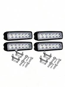 Faro LED de Alta Potencia 18W 6 Leds Resistente al Agua Instalación Fácil Paquete de 4 Piezas - 4 pieza - Ver 1