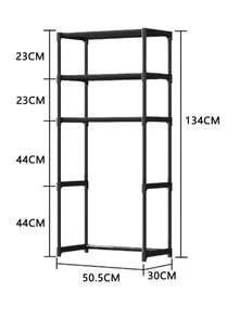 No-Drill Bathroom Toilet Storage Rack, Freestanding Toilet Organizer - White - View 4