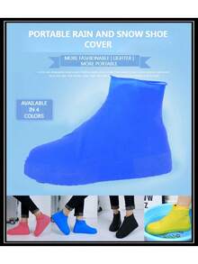 Copristivali in gomma, copriscarpe impermeabili in silicone, copriscarpe riutilizzabili e resistenti all'acqua per giorni di pioggia, per scuola, ufficio, casa, viaggi. Copristivali in silicone impermeabili per l'esterno, accessori per scarpe da passeggio, copriscarpe riutilizzabili per scuola, ufficio, casa, viaggi, forniture per il ritorno a scuola, rinfrescanti estivi, spiaggia, viaggi