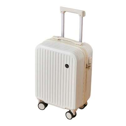 Small Carry-On Suitcase, Carry-On Bag, With Cup Holder, USB Port, Ultra-Lightweight, Quiet Double Casters, SS Size, Perfect For 1-2 Day/1 Night School Trips And Business Trips