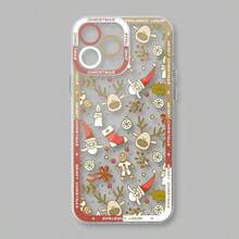 Funda de teléfono de Feliz Navidad y Año Nuevo compatible con  16 15 14 13 12 11 Pro Max Mini X XS SE 7 8 Plus 16E, funda suave a prueba de golpes, compatible con funda de  17, funda de  17 Pro, funda de  17 Pro Max - -4 - Ver 10