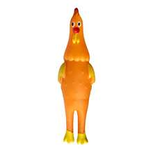 BELIME Juguete para Perro, Pollo de Vinil Masticable, Chillón, para Perros Medianos - Amarillo - Ver 2
