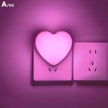 Smart 4pcs Night Lights - Plug-In With Dusk-To-Dawn Sensor - Automatically Turn On And Off For Bedroom, Bathroom, Hallway, Kitchen - Hồng - Xem 6