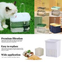 4/8/12/20 Pcs Set Cat Water Fountain Replacement Rubber Shell And Filter Cartridge, Pet Replacement Filter, Dog/Cat Automatic Water Dispenser Filter - White - View 5