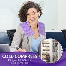 1 szt. Poduszka grzewcza do mikrofalówki, odpowiednia do szyi, ramion i pleców, wilgotne ciepło, obciążona konstrukcja, ogrzewanie mikrofalowe, nie wymaga prądu, podwójne zastosowanie na zimno i ciepło, odpowiednia do szyi, ramion, pleców, nóg, kolan i innych obszarów, równomierne ogrzewanie, idealna do domu i biura, ergonomiczna konstrukcja, trwała, wygodna i przenośna, zapewnia codzienne ciepło, idealny prezent świąteczny, może wygodnie masować ramiona.