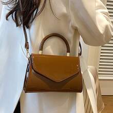 Bolso de mano tipo sobre de recubierto para mujer, elegante bolso de noche tipo bandolera para Navidad, boda, fiesta de graduación