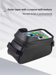 Torba na górną rurę roweru do stabilnego, odpornego na zużycie i wodoodpornego przechowywania telefonów i innych rzeczy: używana podczas jazdy na rowerze, odpowiednia dla rowerzystów. Torba na górną rurę roweru, stabilna, odporna na zużycie i wodoodporna torba do przechowywania telefonów komórkowych.