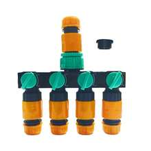 5 通花园软管分配器套装 - 快速连接水龙头适配器，用于高效浇水和灌溉，螺纹，塑料 - 彩色 - 查看 6