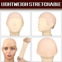 2 Chiếc Mũ Trùm Đầu Bằng Cao Su Latex Trang Điểm Hóa Trang Cho Người Hói Đầu Halloween - 2 cái - Xem 8