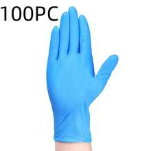 100 Pieces Of Multi-Functional Disposable Nitrile Gloves, Great Helpers For Cleaning And Cooking, Durable Design, Water And Oil Resistant, Suitable For Various Home Dining Scenarios. Home And Living New In