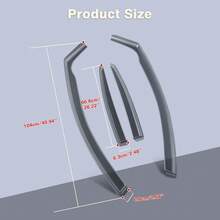 GEARZAAR For  Focus MK2 2004-2010 4/5 Door Saloon/Liftback Wind Deflectors 4pc Tinted - Default - View 7