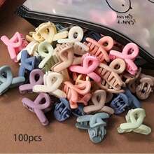 15/20/30/50/100pcs Versatile Fashion Mini 2.5cm Clip Bangs Clip For Women, Simple Retro Hair Clip For Bangs And Hairstyle