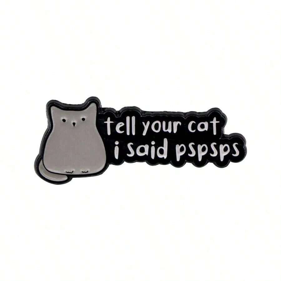 1PC Classic Enamel Lapel Brooch,Versatile Metal Pin For Backpack Clothes Friend Gift Daily Wear Fashion Jewelry - 圖片色 - 查看 1