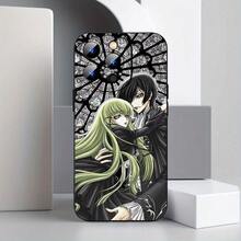 Funda negra de TPU Code Geass, linda, simple, gruesa, anti-caída, decorativa, protectora para teléfono móvil, accesorios para iPhone 11/12/13/14/15/16/Pro Max Pro Plus Series, regalo de funda - Mezcla de colores - Ver 7