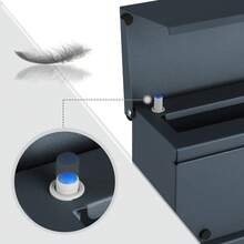 Wall Mounted Post Box With Newspaper Holder, Keys, Easy To Install, Modern Design, Charcoal Grey/Silver - Dark Grey - View 3