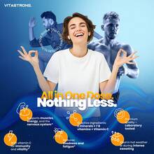 Vitastrong Magnesium And Potassium 10-In-1 – Multivitamin Supplement With Vitamin C And B Vitamins, 24 Sticks, Sugar-Free, GMO-Free, And Gluten-Free, Orange Flavor - Others - View 4