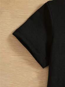Young Girls T-Shirts - Black - View 3
