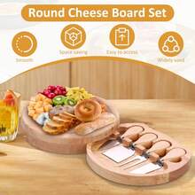 4pcs Stainless Steel Cheese Knife Set, Including Cheese Knife, Spreader Fork, Cheese Slicer, Ideal Accessory For Cold Cut Platters, Also A Perfect Gift For Christmas And Thanksgiving