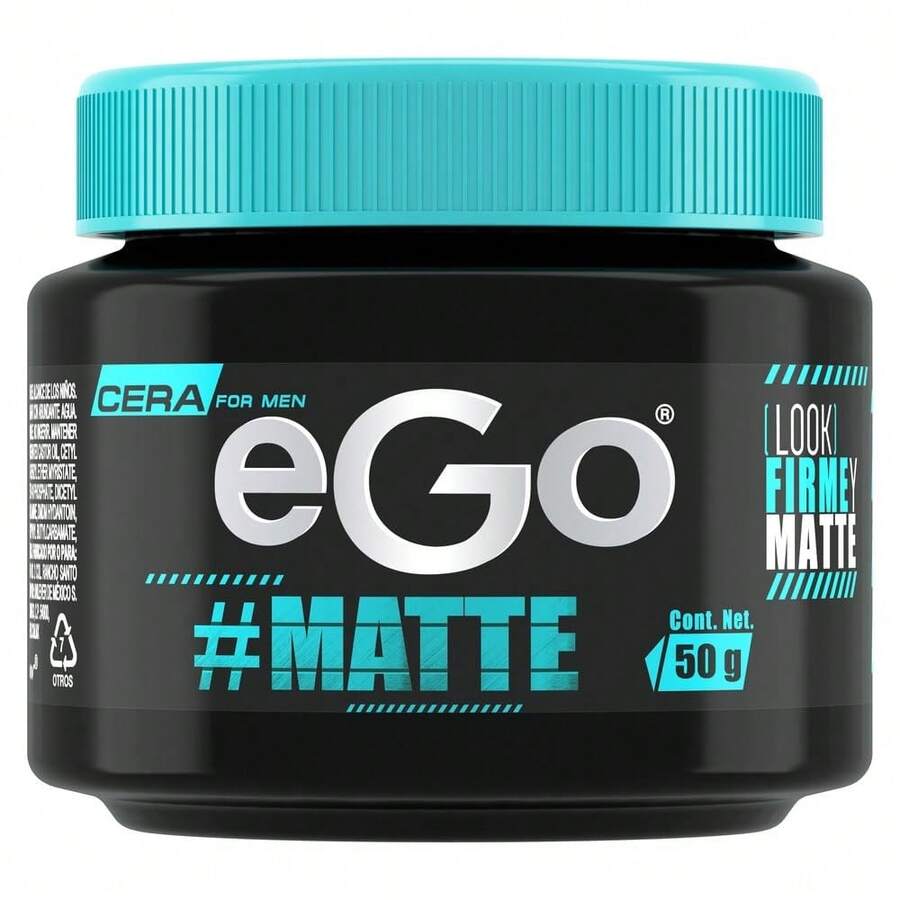 Cera Mate para Hombre de 50 ml - Fijació Firme para Todos Tipos de Cabello - Multicolor - Ver 1