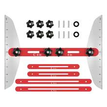 Stair Ruler, Multi-Function Folding Ruler - Red - View 1