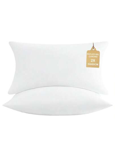 Farfallarossa Wit Kussen Core Pieces Ultra Zachte Hypoallergenic Pillow, Cervical Support, Breathable Com Tafel Double Bed Pillowcases view 11