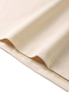 Men's Casual Solid Color Round Neck Long Sleeve T-Shirt, Versatile For Autumn