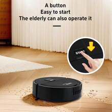 智能清洁机器人，纤薄低噪音设计 | 电池供电（强吸力）| 60 分钟运行时间（适用于宠物毛发清洁和硬地板） - 自动定向清洁，包括宠物毛发去除器配件、清洁机器人、扫地机器人、配备真空吸尘器的机器人、真空拖把清洁机器人、自清空机器人吸尘器， - 彩色 - 查看 8