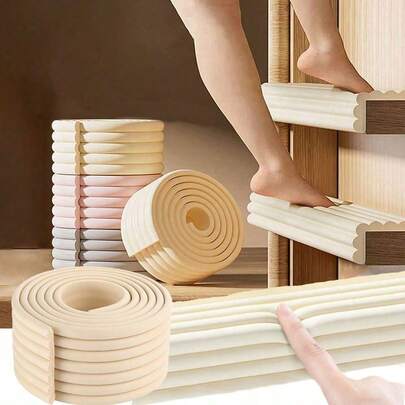 Tấm bảo vệ góc chống va chạm mềm 2m có keo dán ở mặt sau, Tấm bảo vệ cạnh bàn hình chữ W siêu dày, Tấm lót bậc cầu thang ký túc xá, Dải chắn, Dải bảo vệ chống va chạm ở góc và cạnh bàn, Tấm bảo vệ góc bàn, Dải đệm cạnh bàn có keo dán ở mặt sau cho bàn cà phê, giường và đồ nội thất, Bảo vệ khỏi va đập và trầy xước ở góc bàn, Cắt miễn phí