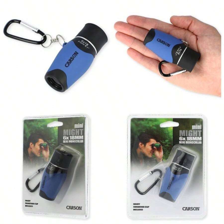 MonoZoom Monocular, Unisex Adulto, - Gris - MiniMight - Azul (MM-618CB) - Ver 1