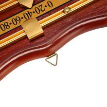 Billiards Scoreboard Wall Mounted Scoreboard Snooker Scoreboard International Stained Wood Score Board Wine Red