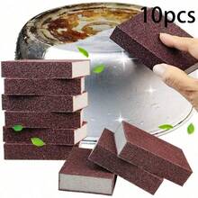 10pcs Sanding Sponge: Your Ultimate Solution For Stubborn Stains - 棕色 - 查看 7