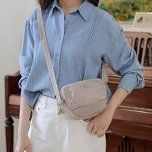 New Long Strap Shoulder Bag Light Weight All-Match Crossbody Bag Advanced Sense Durable Messenger Bag - Multicolor - View 6