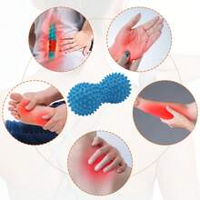 Peanut Massage Ball, Foot Massage Roller, Spiky Massage Ball, Suitable For Deep Tissue Massage, Muscle Relaxation, Peanut Foot Massage Ball, Muscle Relaxation Ball - Ideal For Shoulder, Neck And Back Massage, Suitable For School, Back To School, Travel, Home, Spa, Massage Tool, Massager, Spa Massage Tool - Multicolor - View 10