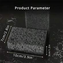 20Pcs Durable Black Scrubber Sponges - Multipurpose Kitchen Bathroom Cleaning Sponges For Dishwashing, Pots, And BBQ Tools, Non-Stick Oil, Outdoor Barbecue Cleaner