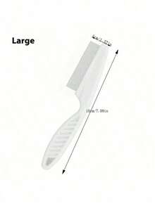 1pc Anti-Dandruff Super Dense Tooth Fine Comb, Scalp Cleaner, Lice And Nit Removal Tool, Hair Clip, Hair Accessory - Multicolor - View 8