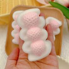 Strawberry Cream Squeeze Stress Relief Toy, Slow Rebound Squeeze Toy, Office Student Decompression Device, Highly Attractive Portable Version, Soft Fufu Super Good Squeeze, Healing Strawberry Cream Squeeze Toy: Powder Pink Cute Highly Attractive, Squeeze To Improve Mood, Squeeze Before Bed To Relieve Anxiety, Commuting And Queuing Won't Be Annoying, Relax With A Squeeze During Long Sitting At Work, Strawberry Cream Decompression Toy, Small And Cute Yet Good To Squeeze, Very Convenient To Carry Around, Comfortable To Squeeze And Highly Attractive, Must-Have For Students/Office Workers