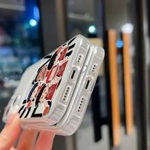 Funda de teléfono magnética compatible con Anime S-Slam D-Dunk MagSafe para iPhone 16, 15, 14, 13, 12, 11, 8, 7 Plus, Pro Max, X, XR, XS Max, de TPU suave y transparente. Funda compatible con iPhone 17 Pro Max, 17 Pro, 17, 16 Pro Max. - TCX-260TCX58230A1 - Ver 7