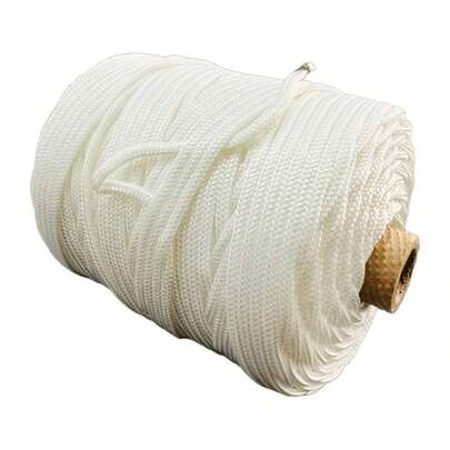 Corda Varal 15 Metros Nylon Branca 3,5mm Resistente ao Sol