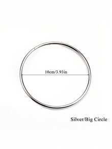 圆形金属包带提手，适用于DIY钱包制作配件，DIY钱包制作