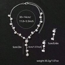 طقم مجوهرات عروس من قلادة وأقراط مزينة بالأحجار الكريستالية والخرز الاصطناعي، طقم قلادة وأقراط بتصميم زهرة عباد الشمس، ديكور حفل الزفاف، هدية عيد، طقم قلادة للحفلات