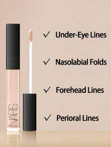Nars 1.4毫升/0.05盎司旅行装柔滑亮泽遮瑕膏（香草味），温和遮盖黑眼圈，多功能配方，即刻遮盖瑕疵、黑眼圈及其他瑕疵。 - Vanilla - 查看 4