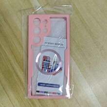 Hadaasi 1个粉色磁吸手机壳，内置屏幕保护膜，[兼容无线充电] 360°全方位防震保护壳，[亲肤材质 & 防刮设计] 兼容 17 Pro/17 Pro Max/Air/17 和 Galaxy S26 Ultra/S26 Plus/S26/S25 Ultra，国际版，非国内版 - 粉色 - 查看 36