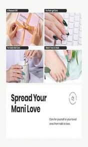 Beetles Fall Nail Polish Set P180, 6 Color Red Yellow Green Quick Air Dry Nail Polish, Natural Nail Lacquer Manicure DIY Nail Art Salon Christmas Gift For Women - xanh quân đội - Xem 6