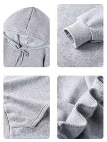 Christmas SweatshirtWomen's Winter Caroline And Ghost Graphic Long Sleeved Drawstring Hoodie With Pocket ,Casual Loose And Versatile Style Tops,Fashionable Costumes Women,Suitable For Daily And Festival WearLoose And Comfortablewinter Clothes For Women Christmas Outfit Women - 深灰色 - 查看 3