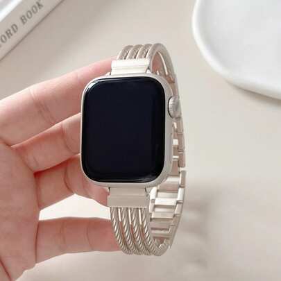 حزام ساعة متوافق مع ساعة Apple Watch مقاس 38/40/41/42/44/45/49 ملم، قابل للتعديل للنساء والرجال من معدن متوافق مع سلسلة Apple Watch Ultra 2 Ultra 9/8/7/6/5/4/3/2/1 SE2 و SE كهدية للطلاب العائدين إلى المدرسة